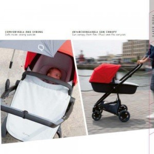 سبد حمل نوزاد Quinny Zapp Lux Carrycot blush On Graphite
