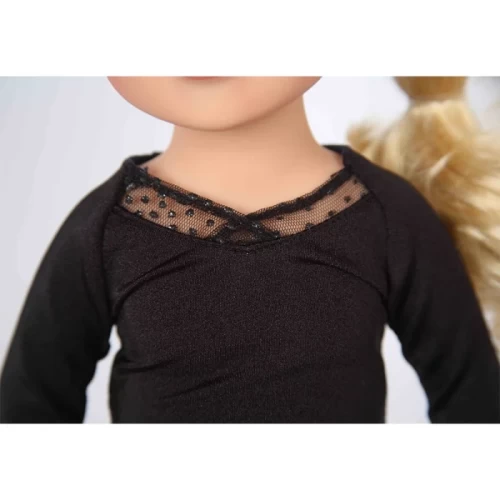 عروسک دخترانه 46 سانتی متری با دامن گلدار کد P/12522/D