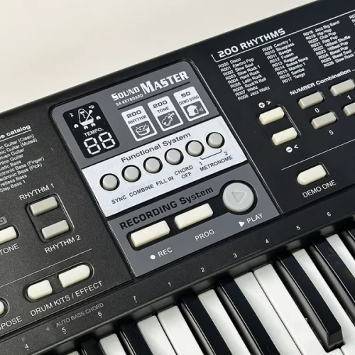 اسباب بازی ارگ میکروفون دار 54 کلیدی مشکی کد BD9916