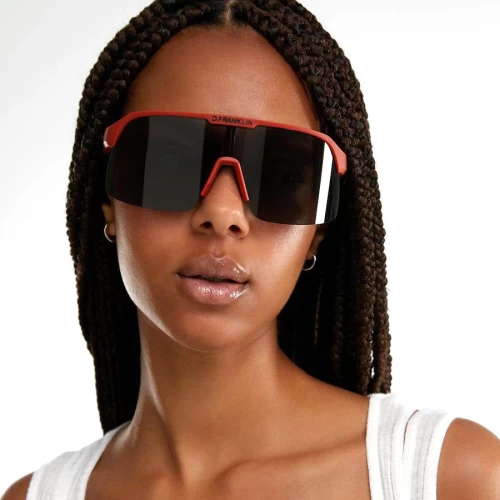 عینک آفتابی دی فرانکلین مدل D.franklin WIND FIFTY / RED - BLACK - Image 2