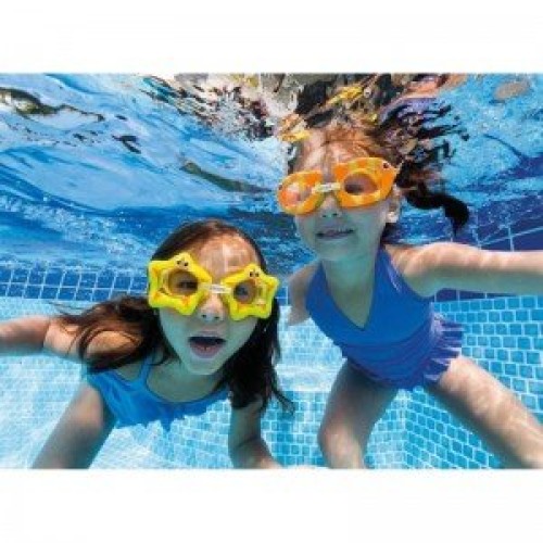 عینک شنا ماهی نارنجی intex 55603