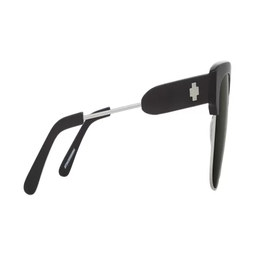 عینک آفتابی اسپای SPY Bellows Black Silver Happy Gray Green Polar - Image 4