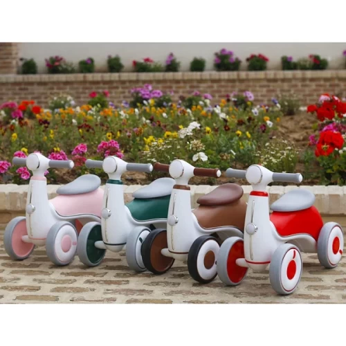 ماشین پایی کودک رنگ قهوه ای کد P/X008/BR