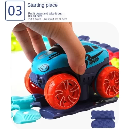 اسباب بازی ریسینگ 138 تکه با یک عدد ماشین کد P288