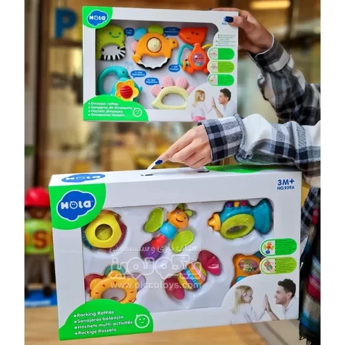 ست جغجغه 6 عددی Huile Toys کد 939A
