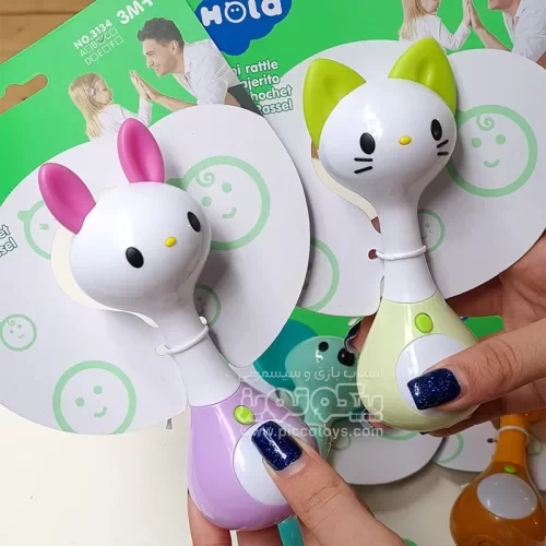 جغجغه کودک موزیکال هولی تویز Huile Toys طرح حیوانات کد 3134