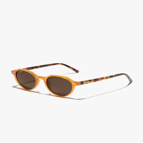 عینک آفتابی دی فرانکلین مدل D.Franklin ULTRA LIGHT S ROUND / AMBER - BROWN - Image 6
