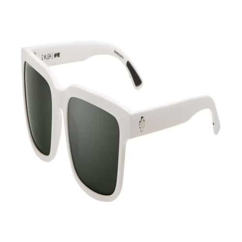 عینک آفتابی اسپای Helm 2 Matte White Happy Gray Green W Silver Spectra - Image 2
