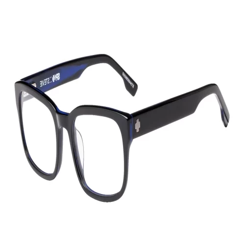 عینک طبی اسپای Stevie 52 Black Blue Horn - Image 2