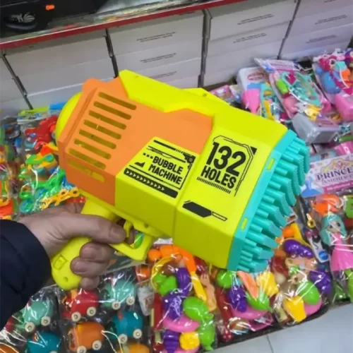 اسباب بازی تفنگ حباب ساز 132 حفره ای کد KB1293