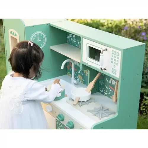 آشپزخانه چوبی کودک کلاسیک ورلد وینتیج Vintage KITCHEN classic world کد 50562