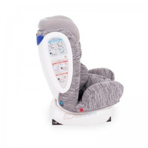 خرید صندلی ماشین KIKKA BOO مدل 4Fix Light Grey