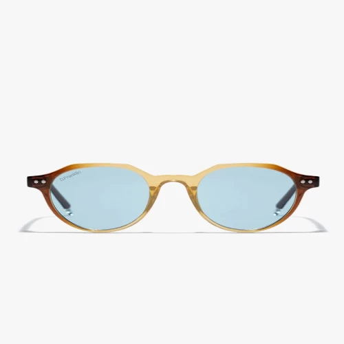 عینک آفتابی دی فرانکلین مدل D.Franklin ULTRA LIGHT S ROUND / TRANS BROWN - TRANS BLUE - Image 3