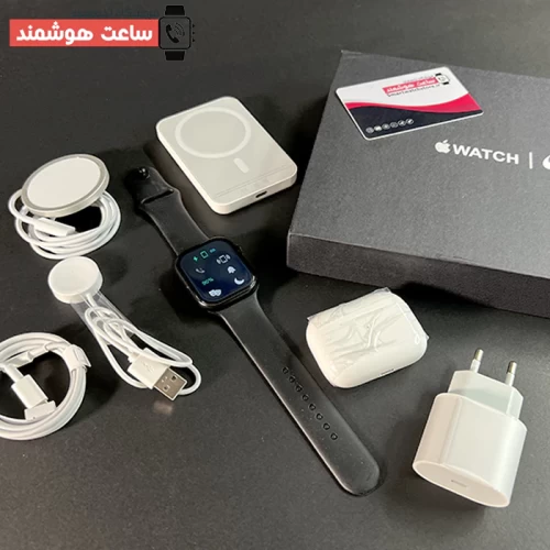 ساعت هوشمند اسمارت A2989 پک نایکی به همراه مگ سیف و ایرپاد - Image 3