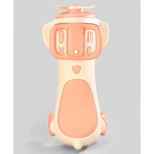 لوپ کار کویر موزیکال طرح هواپیما رنگ هلویی کد P/QT8081/HO