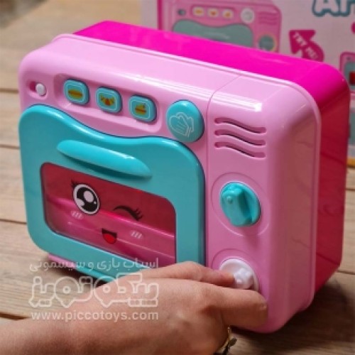 مایکروفر اسباب بازی موزیکال صورتی کد P/869/A