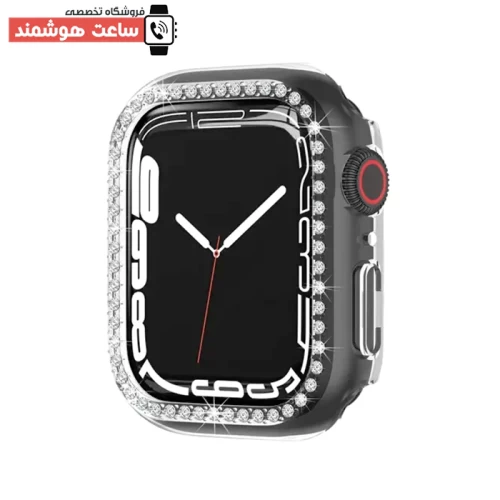 قاب اپل واچ و کاور اپل واچ نگین دار کد 200 - Image 5