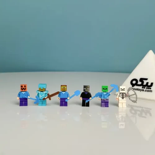 مینی فیگور 6 عددی ماینکرفت MINECRAFT کد 22617