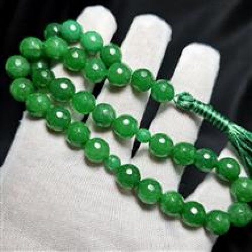 خرید تسبیح 33 دانه سنگ جید معدنی وردسا