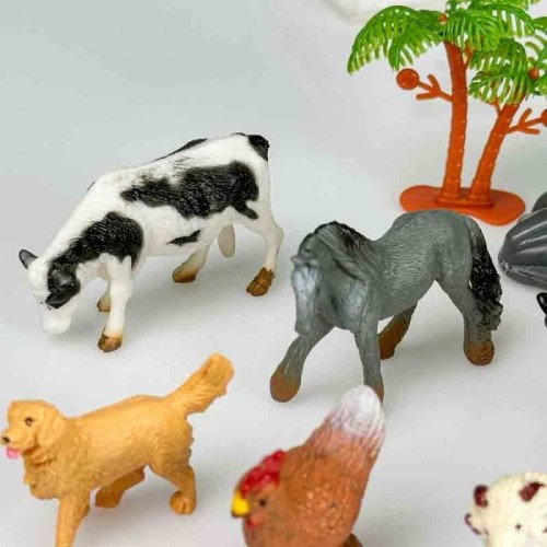 فیگور حیوانات مزرعه طرح استوانه ای کد NC3315