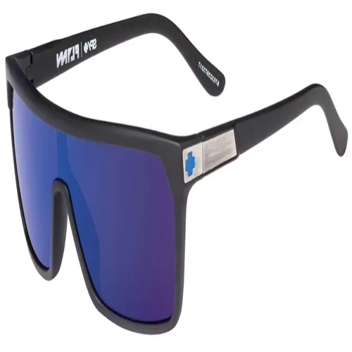 عینک آفتابی اسپای SPY FLYNN SOFT MATTE BLACK - HAPPY BRONZE W DARK BLUE SPECTRA - Image 2