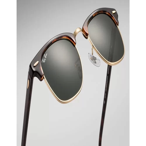 عینک آفتابی RayBan 3016 51 Clubmaster Classic Tortoise Green Classic - Image 5