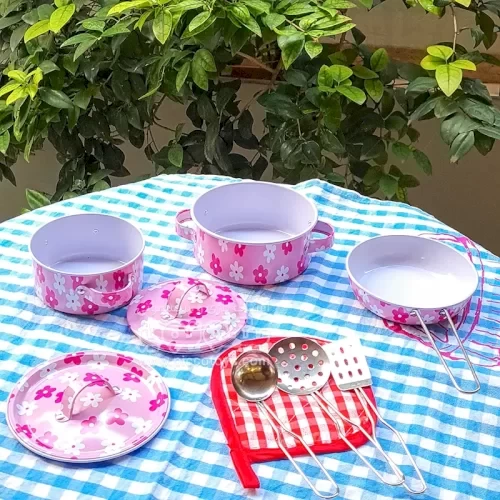 قیمت و خرید ست قابلمه اسباب بازی گلدار
