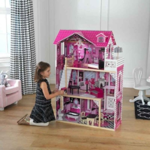 خانه عروسکی چوبی کیدکرافت
