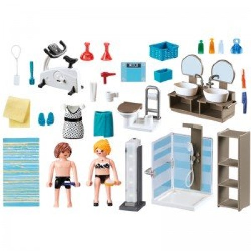 پلی موبيل مدل bathroom playmobil 9268