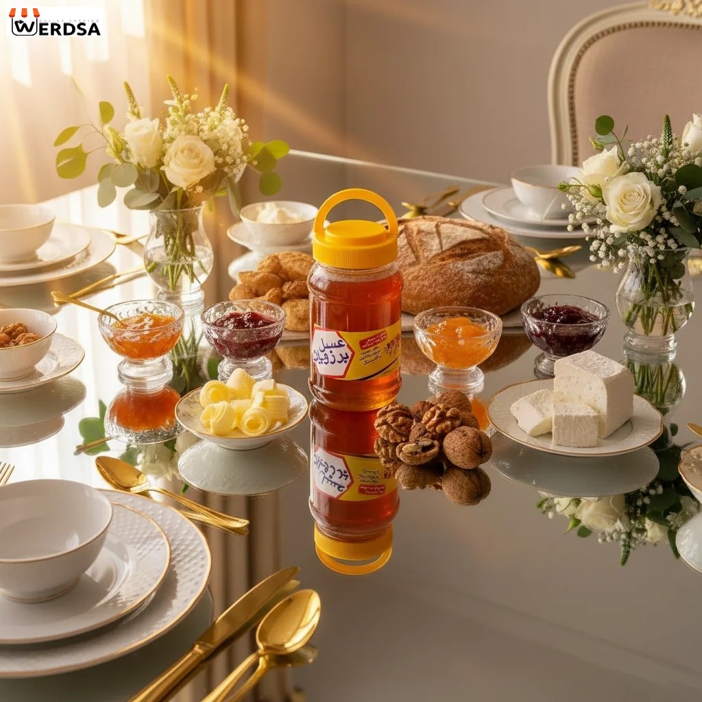 عسل چند گیاه طبیعی نیم کیلویی خام، ضدعفونی‌کننده و منبع آنتی‌اکسیدان