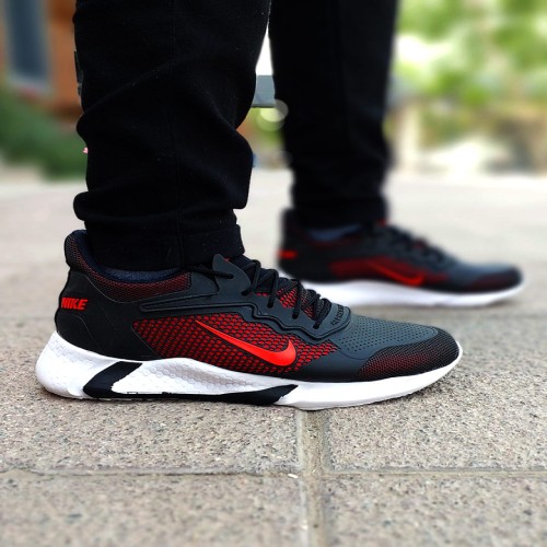 کفش اسپرت مردانه نایک مشکی قرمز مدل 1024