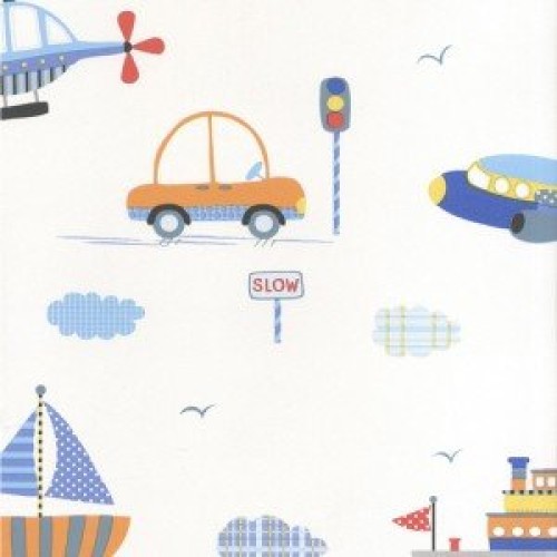 کاغذ دیواری انگلیسی اتاق کودک - تاینی تاتز G45162 tiny tots
