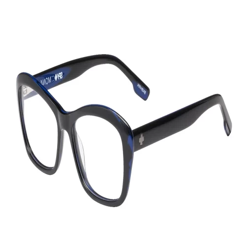 عینک طبی اسپای Spy Mona 52 Black Blue Horn - Image 2