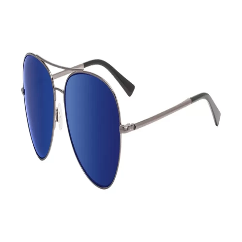 عینک آفتابی اسپای SPY Blackburn Silver HD Plus Bronze W Dark Blue Spectra Mirror - Image 2