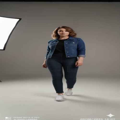 شلوار زنانه بدون جیب طرح جین رنگ بندی