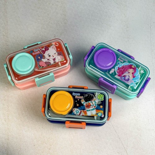 لانچ باکس دو طبقه 500 میل کودک کد 926486