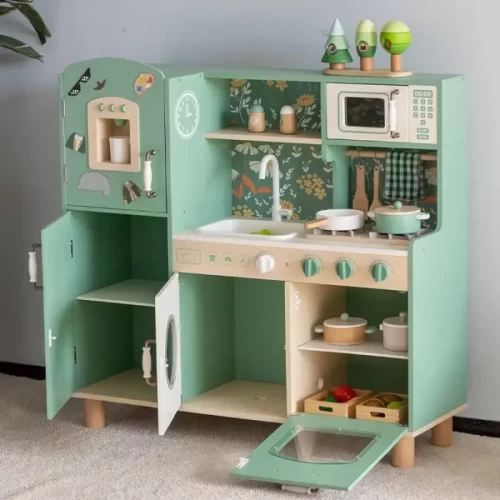 آشپزخانه چوبی کودک کلاسیک ورلد وینتیج Vintage KITCHEN classic world کد 50562