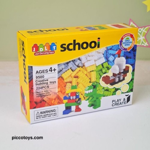 اسباب بازی لگو 224 تکه Creative Building Toys کد 9500
