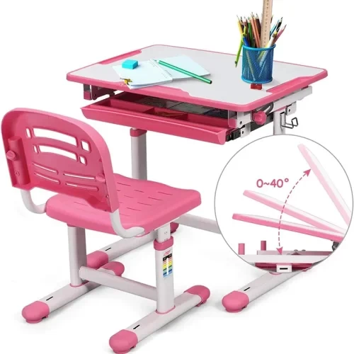 میز تحریر کودک رنگ صورتی کد 4511657