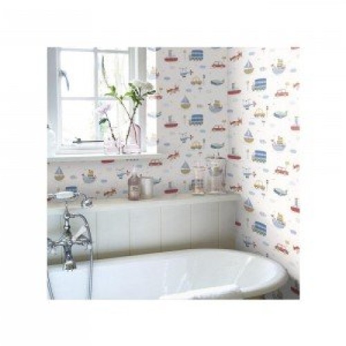 کاغذ دیواری انگلیسی اتاق کودک - تاینی تاتز G45161 tiny tots