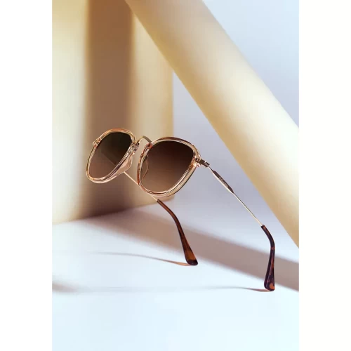 عینک آفتابی دی فرانکلین مدل D.franklin ROLLER SQ Champagne / Grad Brown - Image 6