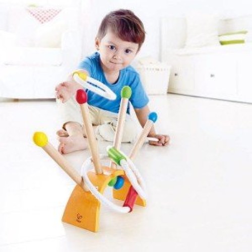 بازی و تفریح با اسباب بازی پرتاب حلقه hape 4301