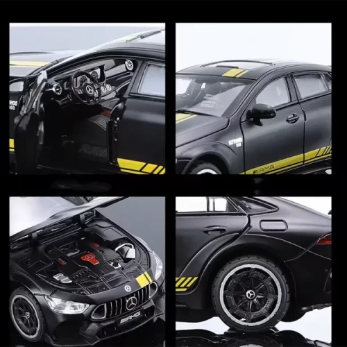 ماکت ماشین بنز جی تی آر مشکی GTR کد M338