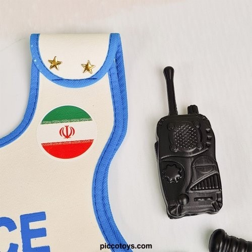 جلیقه پلیس راهور با تفنگ