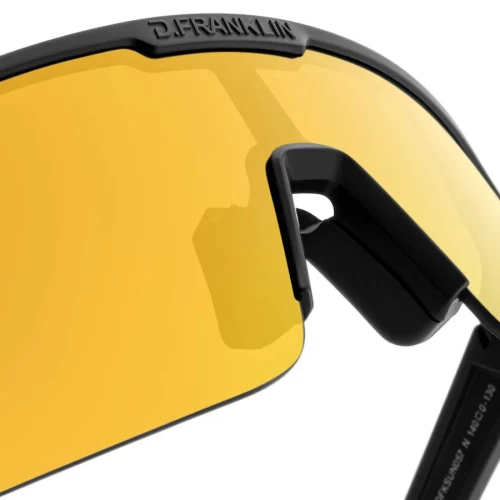 عینک آفتابی دی فرانکلین مدل D.franklin WIND FIFTY / BLACK - GOLD - Image 6
