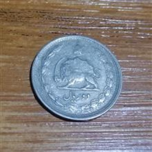 فروش 2 ریال دوتاج پهلوی 1342 کد 4786