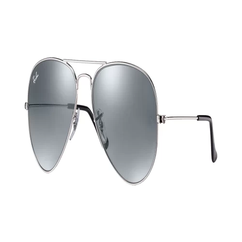 عینک آفتابی RayBan 3025 Aviator Metal Silver Mirror - Image 2