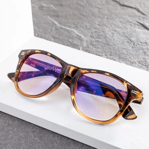 عینک آفتابی دی فرانکلین مدل D.franklin Roosevelt V Camo Yellow Tort / Grad Brown - Image 4