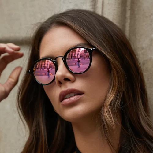 عینک آفتابی دی فرانکلین مدل D.franklin ROLLER TR90 / BLACK-PINK - Image 2