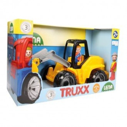 بسته بندی بولدوزر زرد مشکی Lena 04412 -Truxx shovel loader
